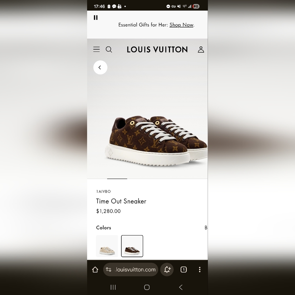Louis Vuitton Monogram Time Out Sneakers - Picture 2 of 16